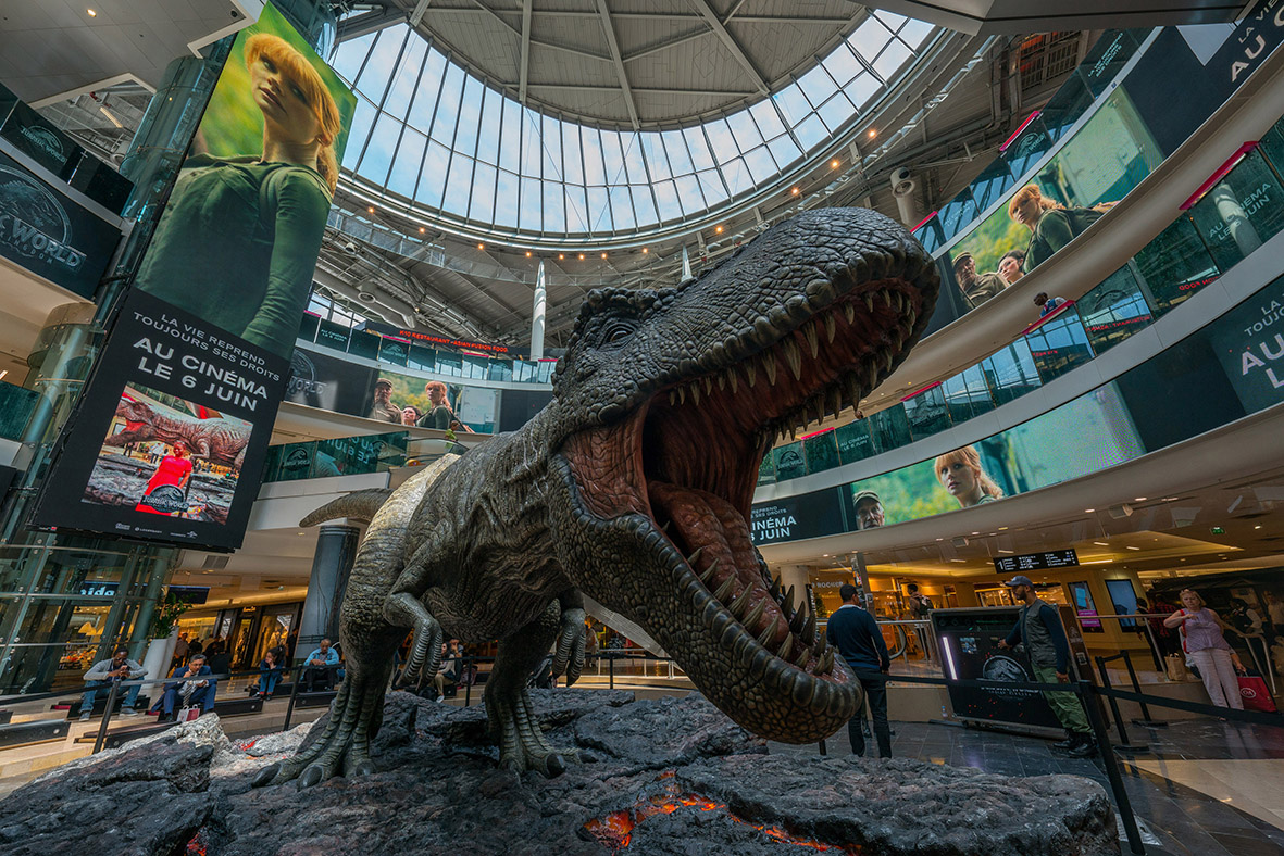 Clear Channel et Jurassic World