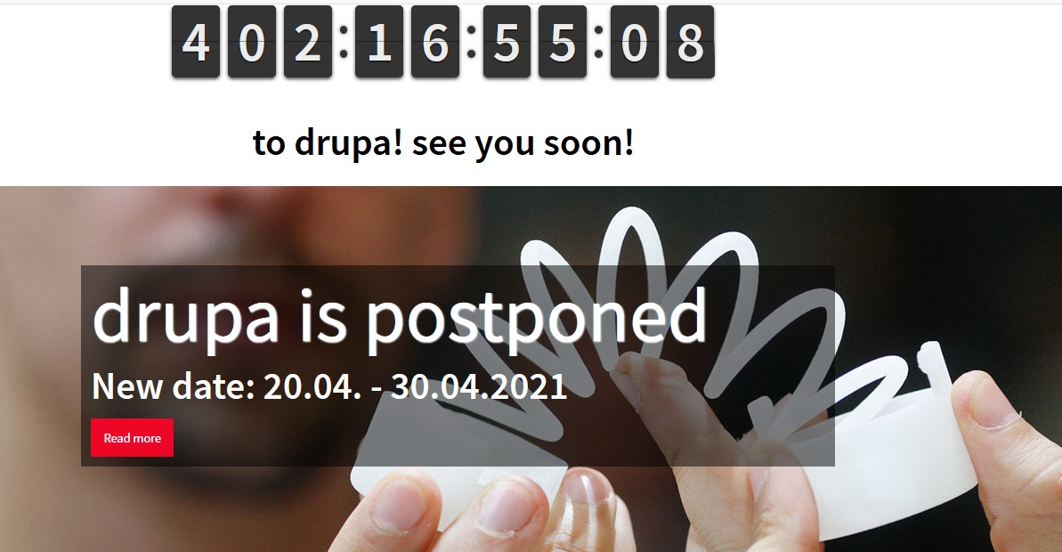 DRUPA reporté